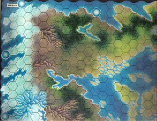 Warangel Accessory - Hexed Map of 1st Generation - Sirens {Sirene} (Denmark) by Angelo Porazzi Games